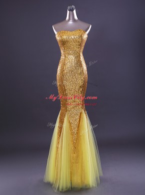 Sumptuous Mermaid Red Zipper Sweetheart Sequins Homecoming Dress Satin and Tulle Sleeveless