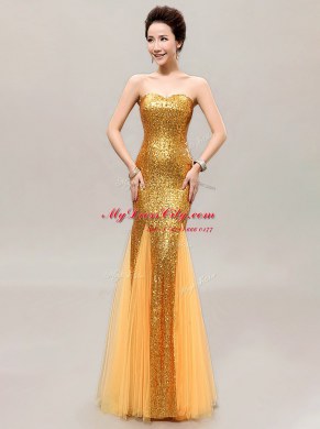 Sumptuous Mermaid Red Zipper Sweetheart Sequins Homecoming Dress Satin and Tulle Sleeveless