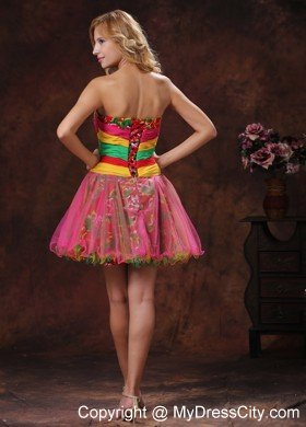 Sweetheart Beaded 2013 Colorful Short Prom Dresses for Girls