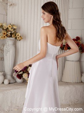 Cute Princess Sweetheart Brush Train Taffeta Belt Bridal dress