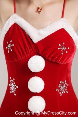 White and Red Mermaid Beaded Prom Gown with Detachable Straps