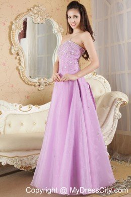 Beading Lavender A-line Sweetheart Quinceanera Dress Prom