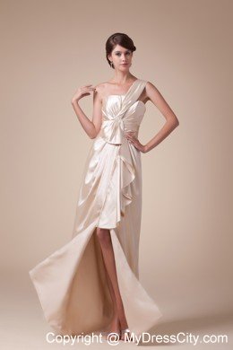 Hottest Long Slinky One Shoulder Prom Dress with Slit