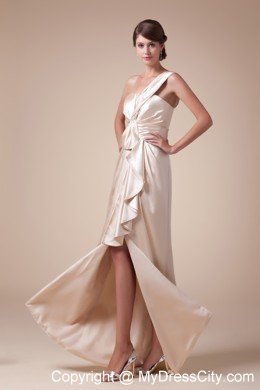 Hottest Long Slinky One Shoulder Prom Dress with Slit