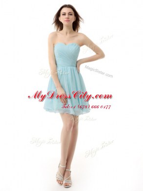 Sleeveless Ruching Lace Up