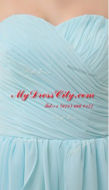 Sleeveless Ruching Lace Up