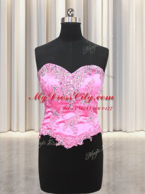 Discount Three Piece Floor Length Multi-color Quinceanera Dress Sweetheart Sleeveless Lace Up