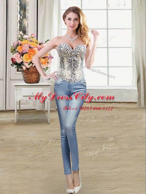 Four Piece Floor Length Champagne Sweet 16 Dresses Tulle and Lace Sleeveless Beading and Lace