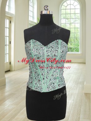 Three Piece Sleeveless Lace Up Floor Length Beading and Ruffles 15 Quinceanera Dress