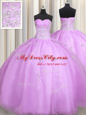 Best Sleeveless Beading and Appliques Zipper Quinceanera Gowns