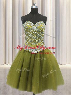 Three Piece Sleeveless Lace Up Floor Length Beading and Sequins Sweet 16 Dresses