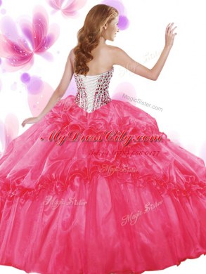 Turquoise Quinceanera Gowns Military Ball and Sweet 16 and Quinceanera and For with Beading and Pick Ups Sweetheart Sleeveless Lace Up