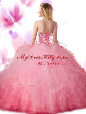 Floor Length Ball Gowns Sleeveless Apple Green Sweet 16 Dress Lace Up