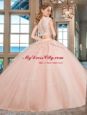 Unique Cap Sleeves Appliques Zipper Quinceanera Dresses