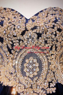 Royal Blue Sweetheart Neckline Beading Party Dress Wholesale Sleeveless Side Zipper