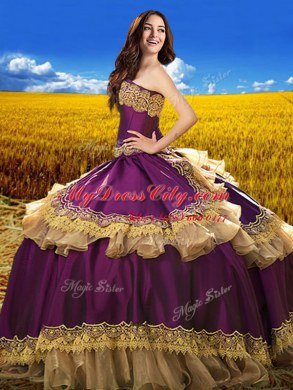 Sleeveless Lace Up Floor Length Beading and Embroidery Sweet 16 Dresses