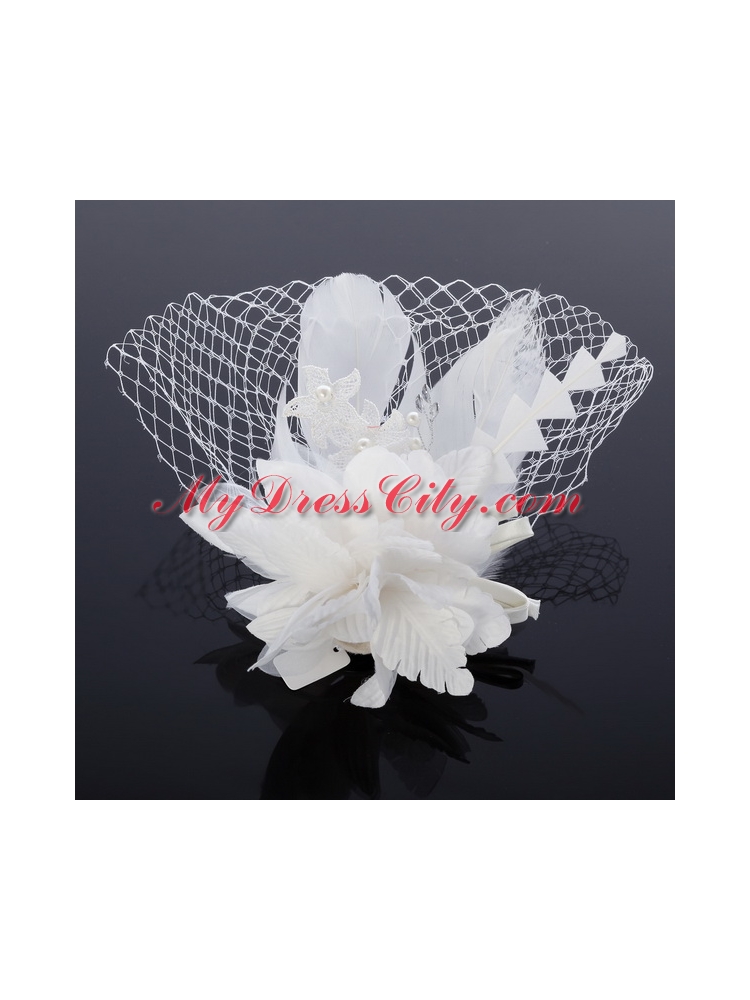 2014 Beautiful Feather and Tulle Fascinators