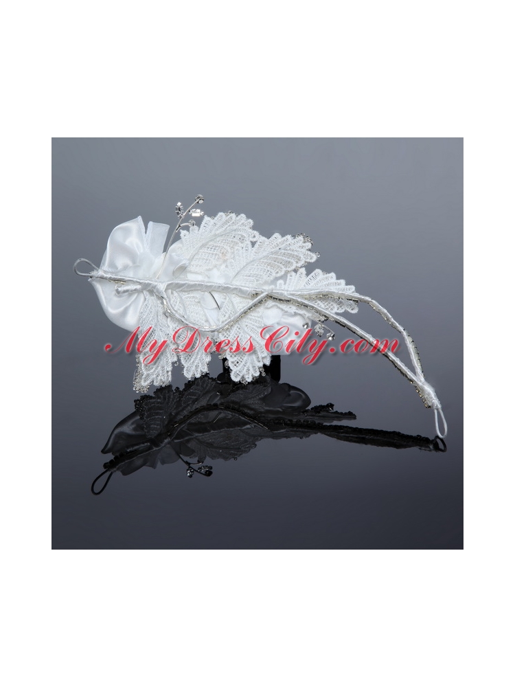 2014 Alloy Lace Hairpins Birdcage Veils with Rhinestone