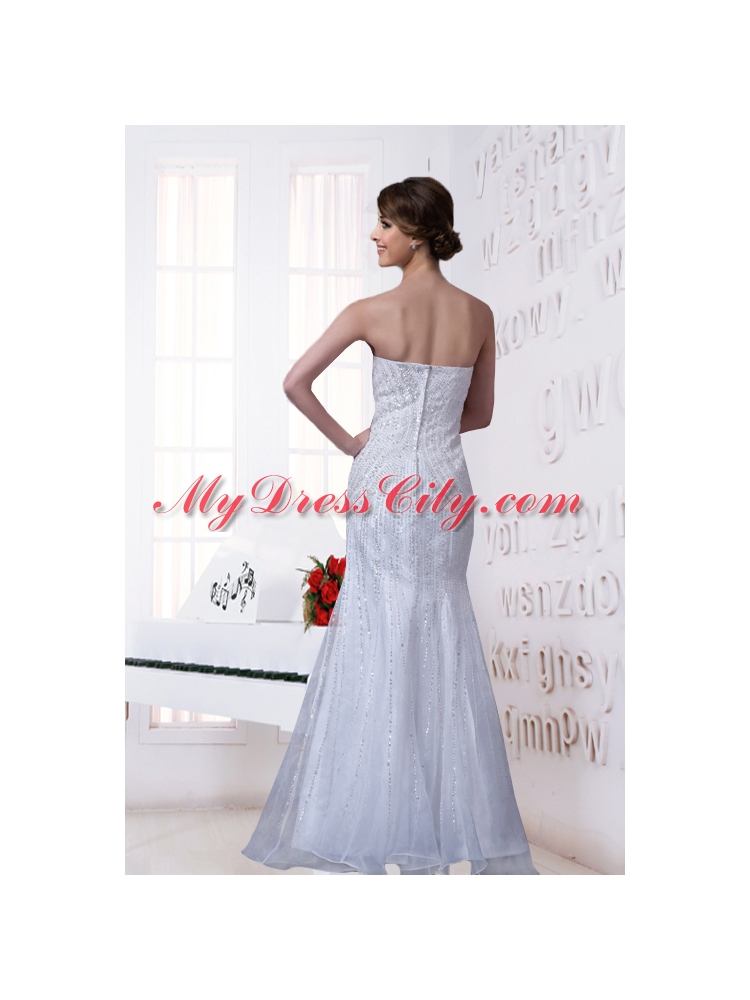 Mermaid Sweetheart Beading Wedding Dresses for 2015