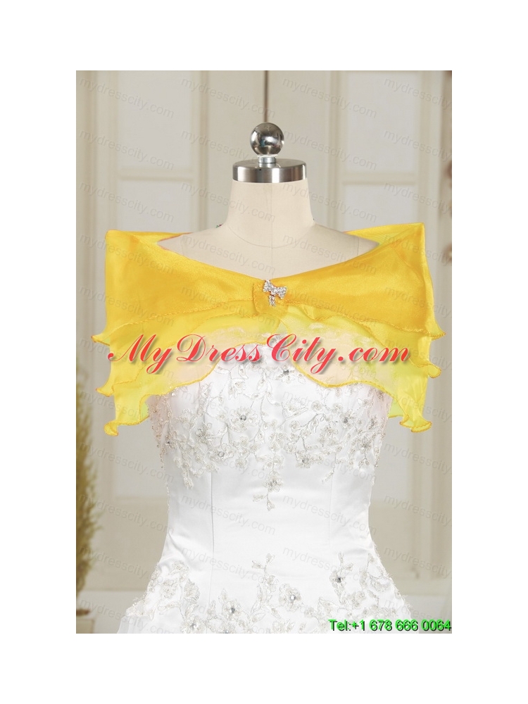Classical Multi Color Quinceanera Dresses with Hand Made Flowers
