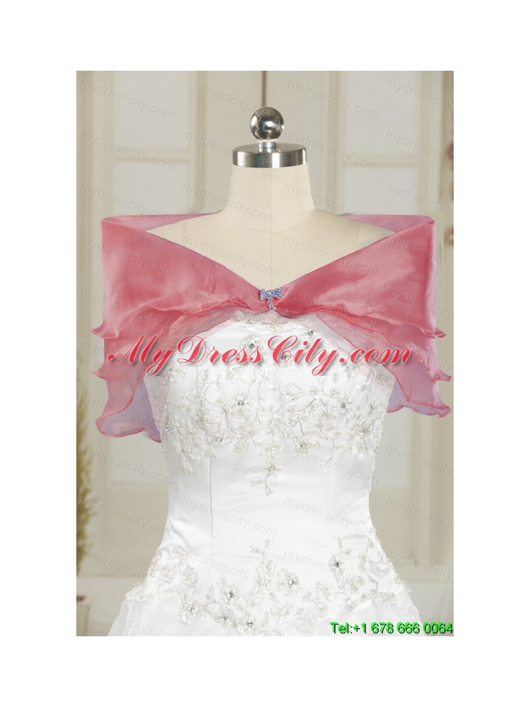 2015 Beautiful Sweetheart Beading Quinceanera Dresses in Watermelon