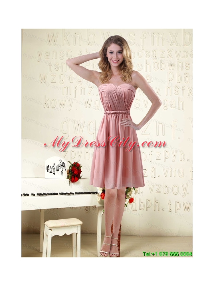 Sassy Sweetheart Ruched Discount Mother Dresses in Chiffon with Waistband