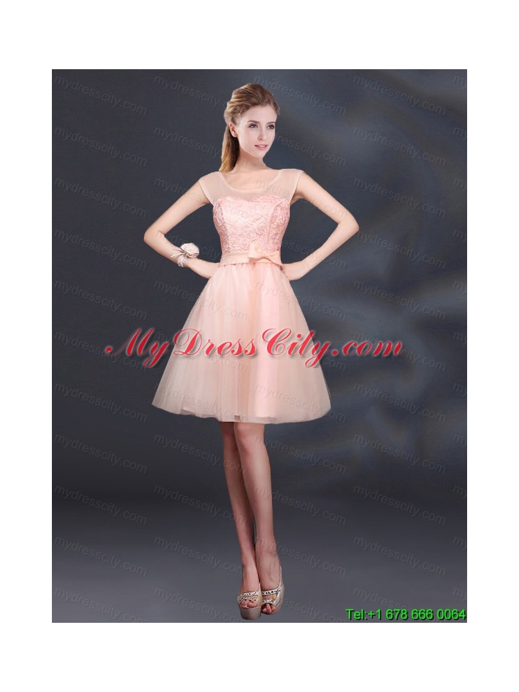 2015 Lace Up Organza Mothr of The Bride  Dress with A Line