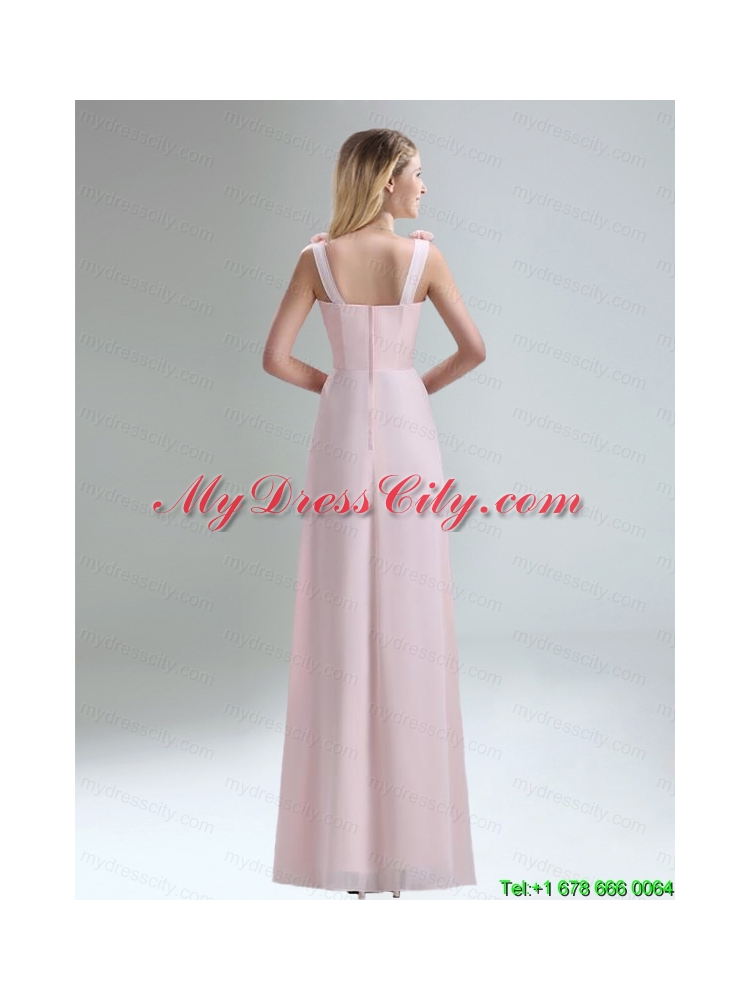 Beautiful Chiffon Mothr of The Bride  Dress in Light Pink for   2015