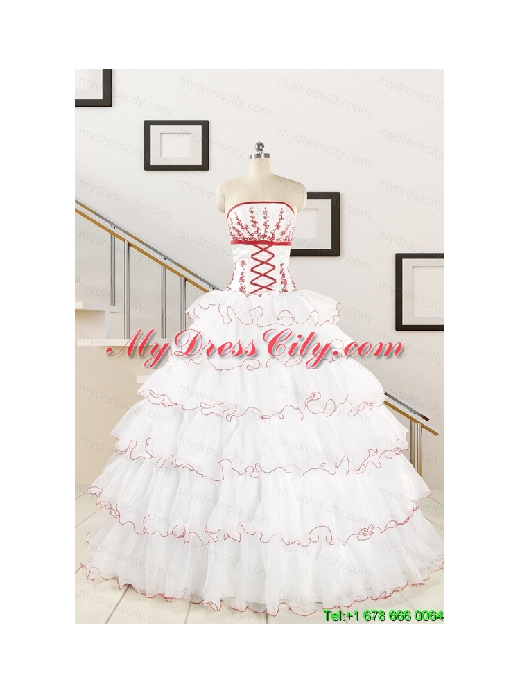 Popular White Sweet 16 Dresses with Appliques