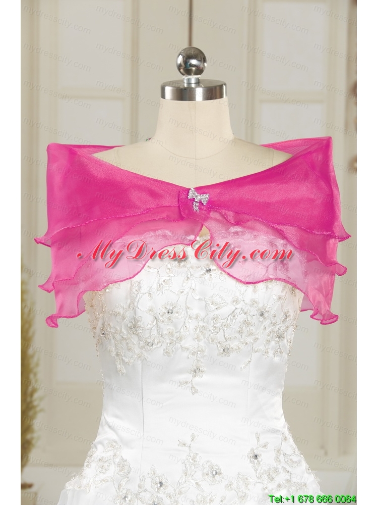 Open Front Organza Beautiful Shawls with Beading