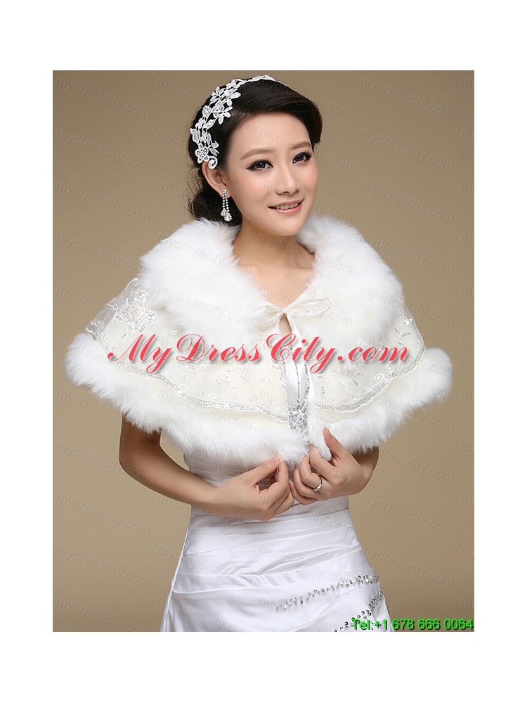 2015 Top Selling Wedding Shawl with Open Front