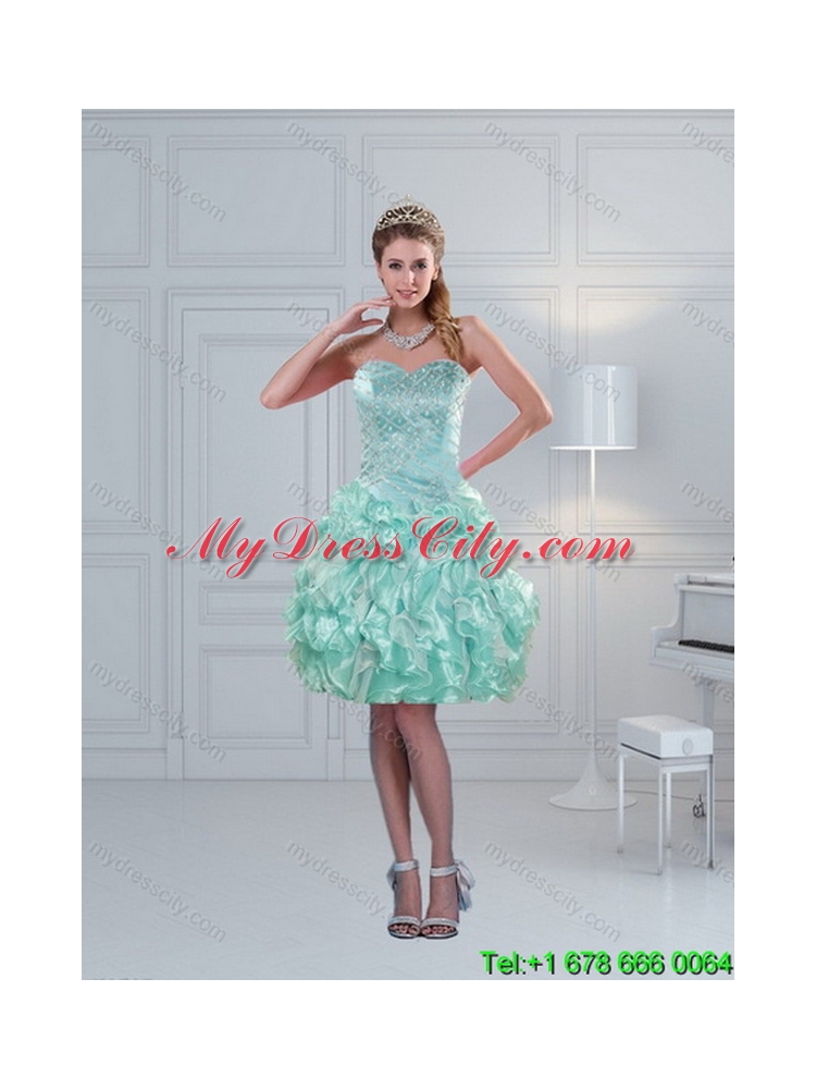 2015 Detachable Beading and Ruffles Quinceanera Skirts
