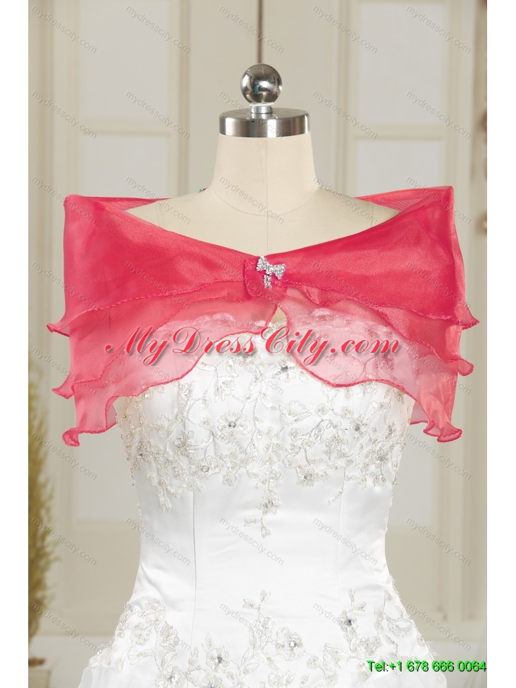 Detachable Sweetheart Embroidery Short Prom Skirts for 2015