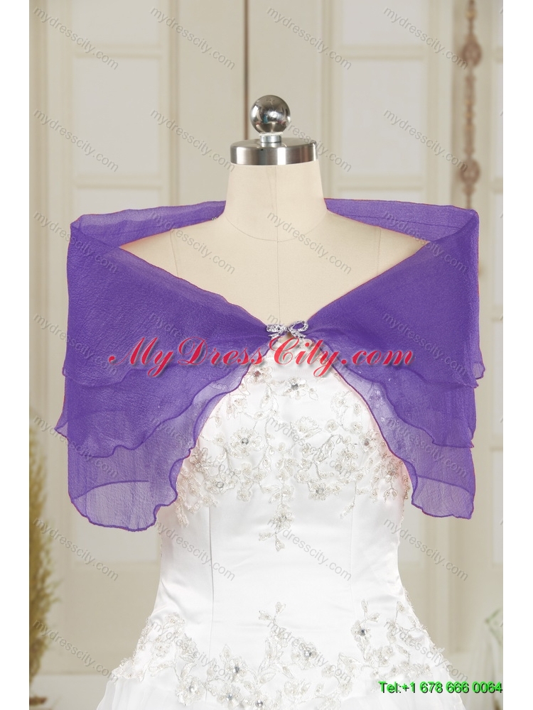 2014 New Style Beading Lavender Shawls for Party