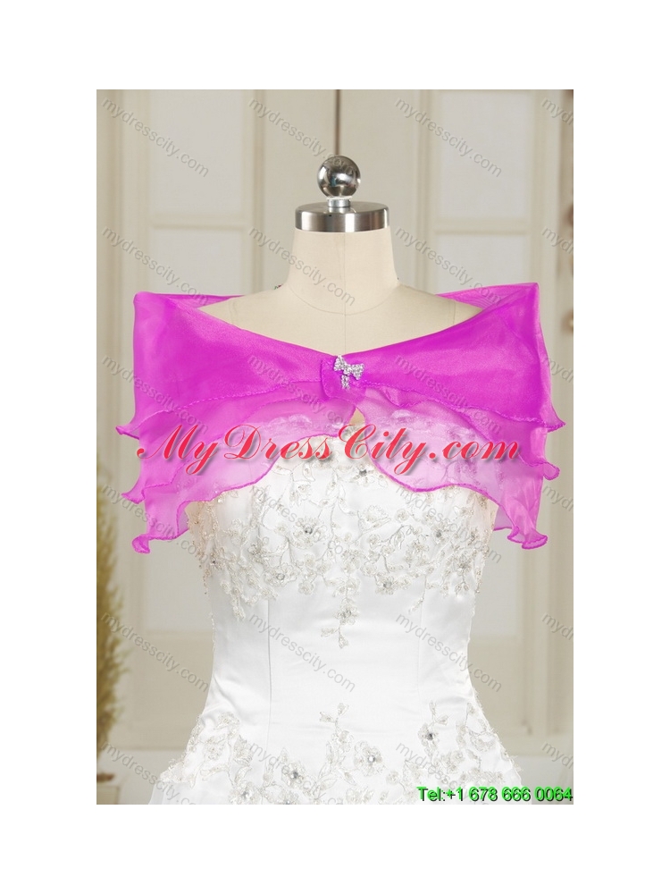 2015 Latest Sweetheart Quinceanera Dresses with Beading and Pick Ups