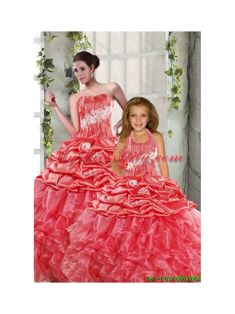 Brand new Sweetheart Beading Princesita Dresses in Watermelon