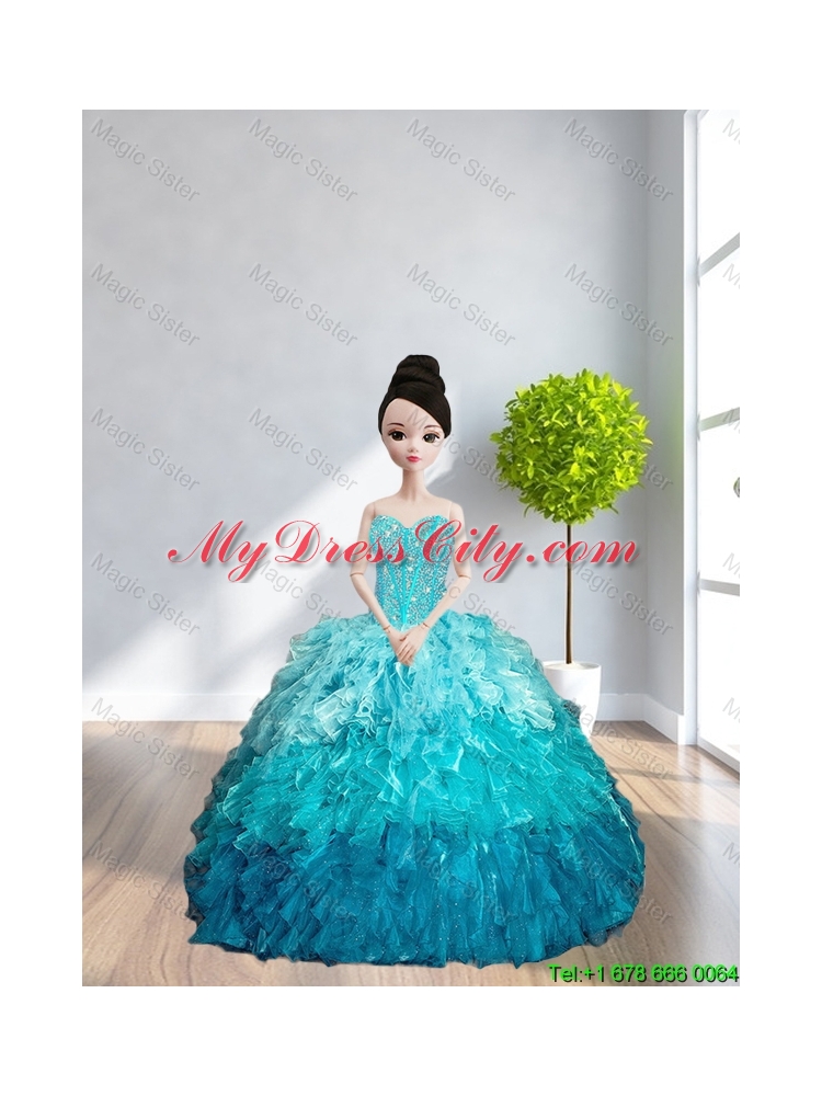 Popular Beaded Quinceanera Gown and Aqua Blue Dama Dresses and Pretty Multi Color Little Girl Dresses and Perfect Orange Prom Dresses