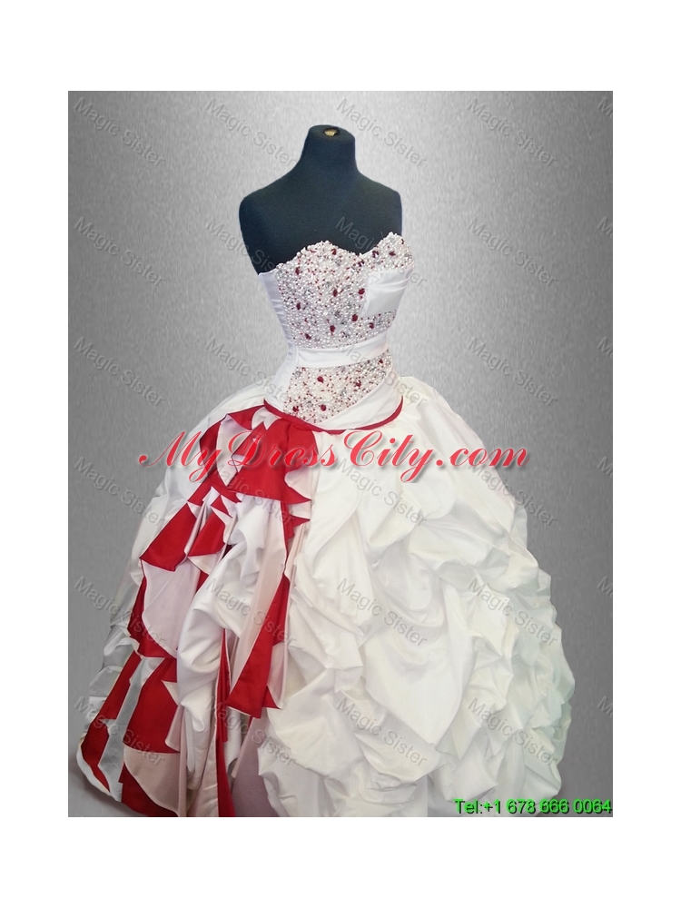 2016 Perfect Sweetheart Quinceanera Dresses with Beading