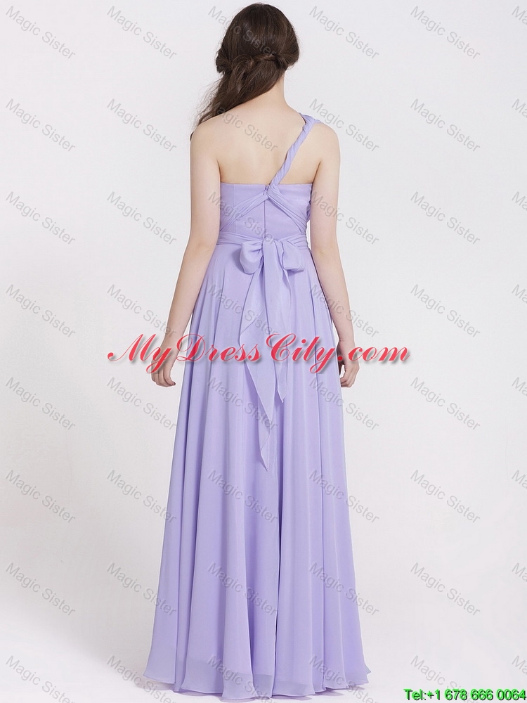 2016 Summer Beautiful Ruching Lavender Prom Dresses in Lavender