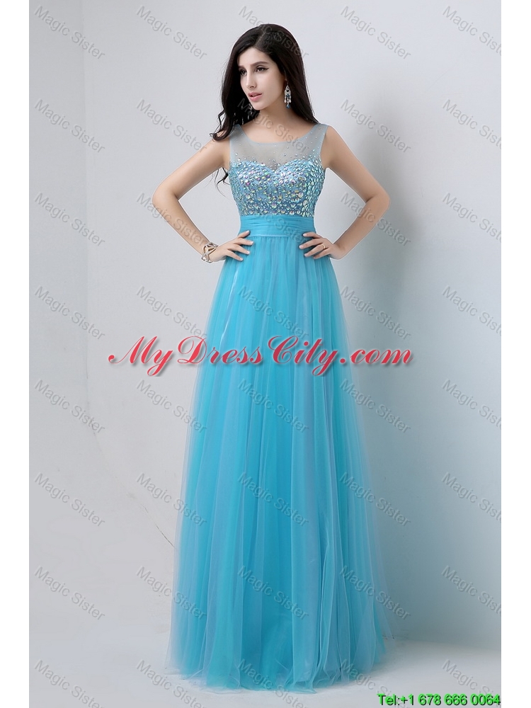 Best Selling Sweetheart Tulle Prom Dresses with Beading