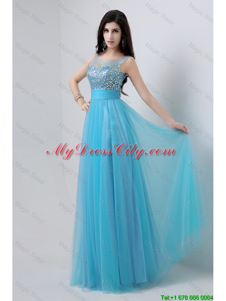Best Selling Sweetheart Tulle Prom Dresses with Beading