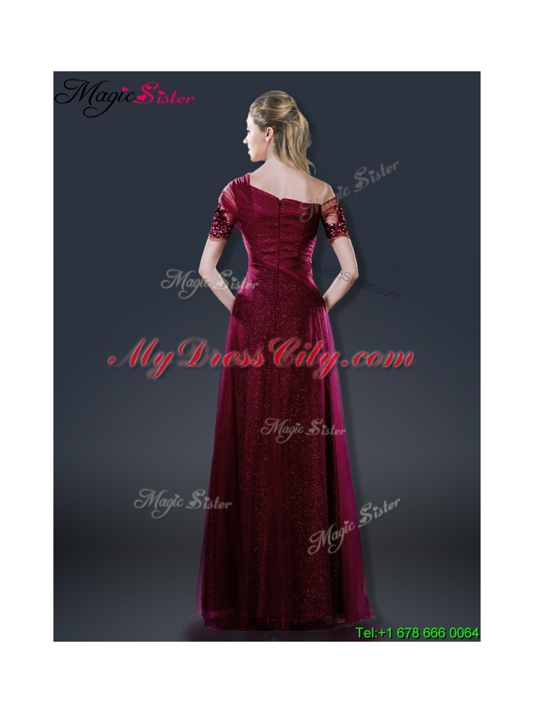 Perfect Empire Appliques Prom Dresses with Asymmetrical