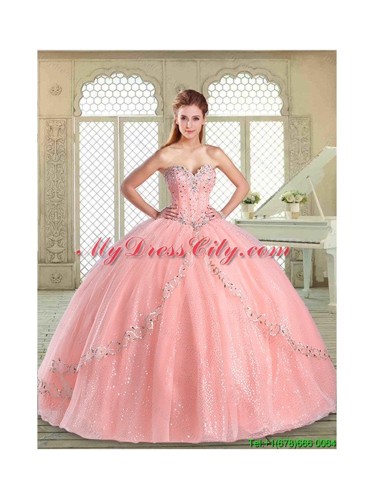 Best Sweetheart Beading White Quinceanera Gowns