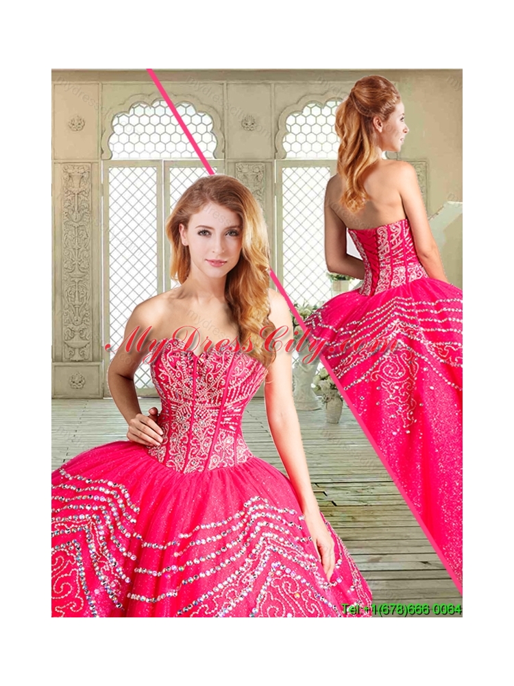 Best  Sweetheart Quinceanera Gowns with Beading and Appliques