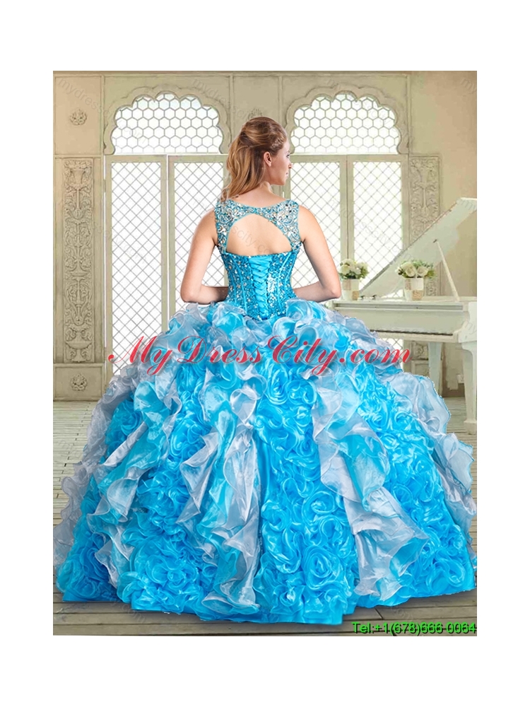 Fashionable Sweetheart Sweet 16 Dresses with Paillette and Ruffles