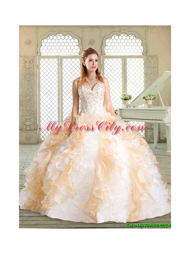Summer Hot Sale Multi Color Best Quinceanera Gowns with Paillette and Ruffles
