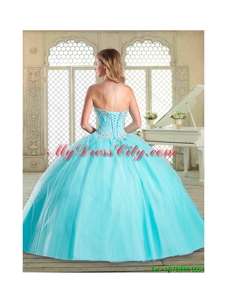 Elegant Sweetheart Beading Quinceanera Gowns for Spring