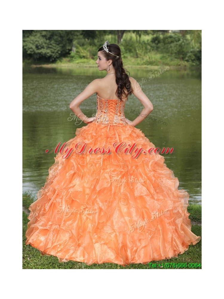 2016 Exquisite Beading and Ruffles Layered Quinceanera Gowns