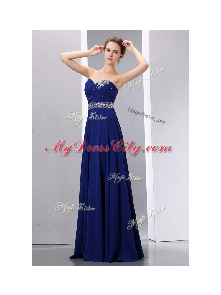 Beautiful Empire Sweetheart Prom Dress with Beading