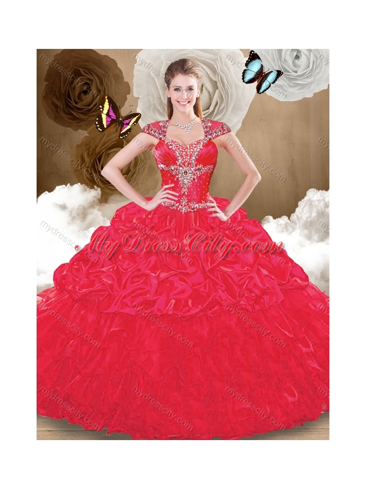 Best Sweetheart Fuchsia Quinceanera Dresses with Pick Ups